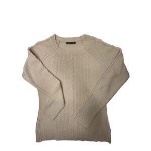 Baby Pink Excellent Condition Smartwool Delicate Cable Knit Sweater Size Medium